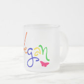 ビーガンのマグ フロストグラスマグカップ (正面右)