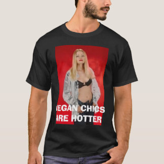 ビーガンの上品はより熱いです Tシャツ
