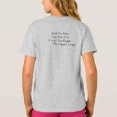 ビーガンの女性のカーボーイ Tシャツ (裏面)