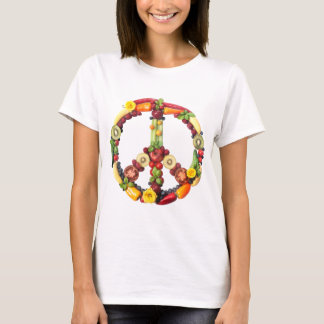 ビーガンの平和 Tシャツ