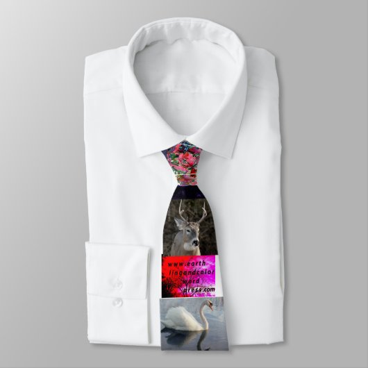 ビーガンの支持者の自然のイメージ ネクタイ (タイ)