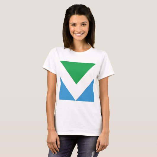 ビーガンの旗のTシャツ Tシャツ (正面フル)