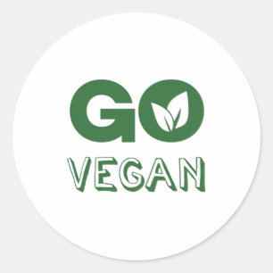ビーガンの植物によって基づく栄養物のVeganismは行きます ラウンドシール