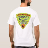 ビーガンの英雄 Tシャツ (裏面)