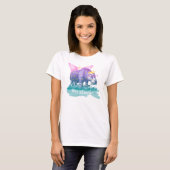 ビーガンの草食動物の魔法のカバのTシャツ Tシャツ (正面フル)