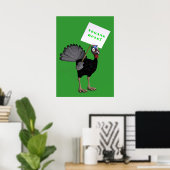 ビーガンの規則！ ポスター (ホームオフィス)