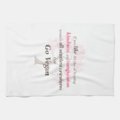 ビーガンの親切と共謀 キッチンタオル (横)