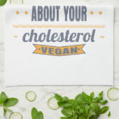 ビーガンは私の蛋白質について尋ねません キッチンタオル (折り畳み)