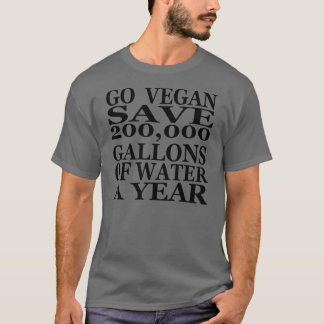 ビーガンは行きます Tシャツ