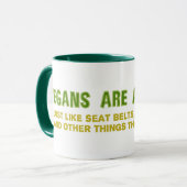 ビーガンは迷惑です マグカップ (正面左)