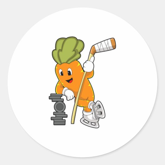 ビーガンアイスホッケーアイスホッケースティック ラウンドシール (正面)