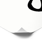 ビーガンカスタム背景色 ポスター (コーナー)