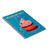 ビーガンカップケーキレシピカスタムレシピ本 ノートブック (右側)