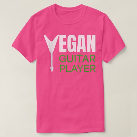 ビーガンギタープレーヤー3000 Tシャツ (デザイン正面)