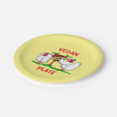 ビーガンクリスマスプレート ペーパープレート (アングル)