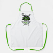 ビーガングリルマスター（お名前） エプロン (正面)