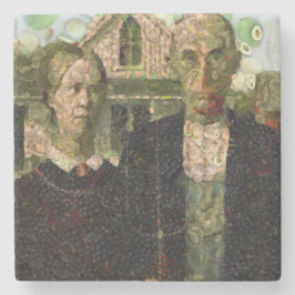 ビーガンゴシックファインアートスポフ ストーンコースター