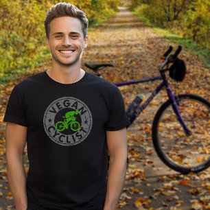 ビーガンサイクリスト、フィットネス Tシャツ