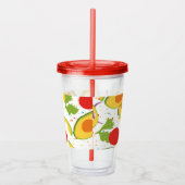 ビーガンサラダアボカドフェスタ アクリルタンブラー (右)