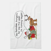 ビーガンサンタ キッチンタオル (縦)