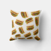 ビーガンサンドイッチパターン クッション (裏面)