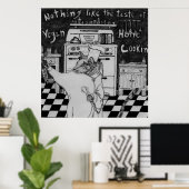 ビーガンシェフモーリス ポスター (ホームオフィス)