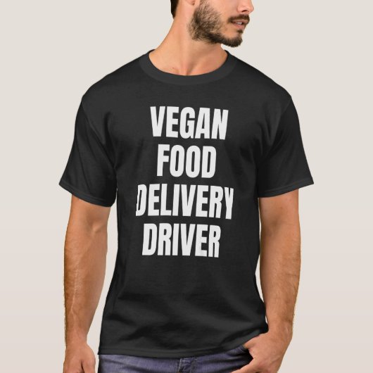 ビーガンシンプルDのはっきりしたビーガン配給駆動装置 Tシャツ (正面)
