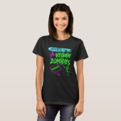ビーガンゾンビベジタリアンビーガンデイ野菜 Tシャツ (正面フル)