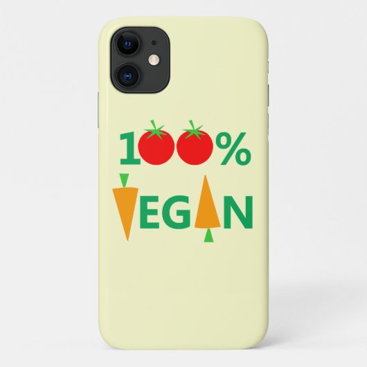 ビーガンダイエットかわいいマンガートマトとニンジン Case-Mate iPhoneケース (裏面)