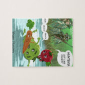 ビーガンハンターおもしろい ジグソーパズル (横)