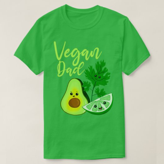 ビーガンパパ Tシャツ (デザイン正面)