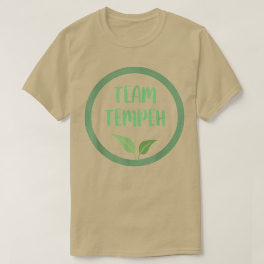 ビーガンビーガン動物安全ベジタリアンテンペ1656 Tシャツ (デザイン正面)