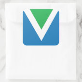 ビーガンフラグシール（6セット） スクエアシール (バッグ)