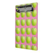 ビーガンフルーツ愛好家のためのベジタリアンアップルパターン ミニクリップボード (アングル2)