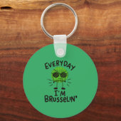 ビーガンブリュッセル キーホルダー (正面)