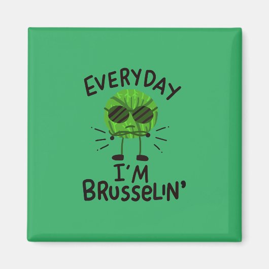 ビーガンブリュッセル マグネット (正面)