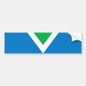 ビーガンプライド バンパーステッカー (正面)