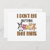 ビーガンベガニズムメアトロスビーガンライフ ポストカード (正面/裏面)