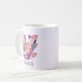 ビーガンベジタリアン茶 コーヒーマグカップ (正面左)