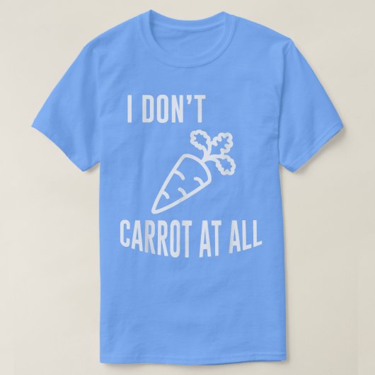 ビーガンベジタリアン野菜ニンジン私はニンジン Tシャツ (デザイン正面)