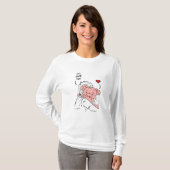 ビーガンベジタリアン食べ物Veganismベジギフトアイディア Tシャツ (正面フル)