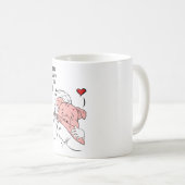 ビーガンベジタリアン食品野菜贈与アイディア コーヒーマグカップ (正面右)