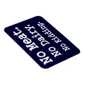 ビーガンメッセージと姿勢 マグネット (右側)