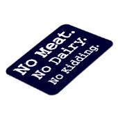 ビーガンメッセージと姿勢 マグネット (左側)