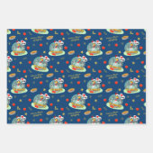 ビーガンメリークリスマスおもしろいトルコ ラッピングペーパーシート (正面2)