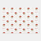 ビーガンメリークリスマス豆腐おもしろい引用文 ラッピングペーパーシート (正面)