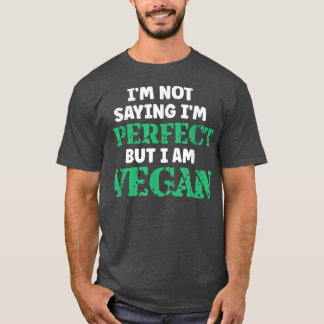 ビーガンユーモア引用文植物ベースのベジタリアン健康 Tシャツ