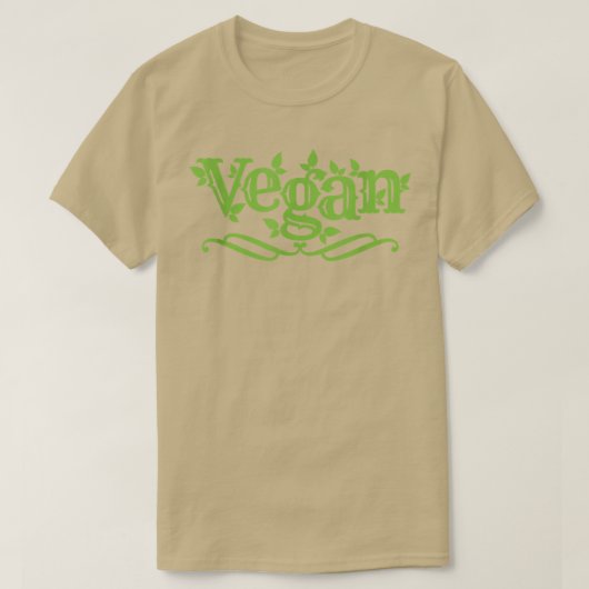 ビーガンライフスタイル Tシャツ (デザイン正面)