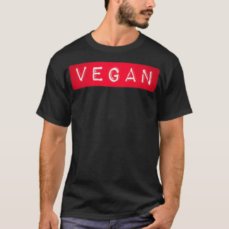 ビーガンラベルおもしろい – 植物系ダイエットPeo用ラベル Tシャツ