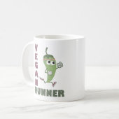 ビーガンランナランニング- Pepper（ペッパー） コーヒーマグカップ (正面左)